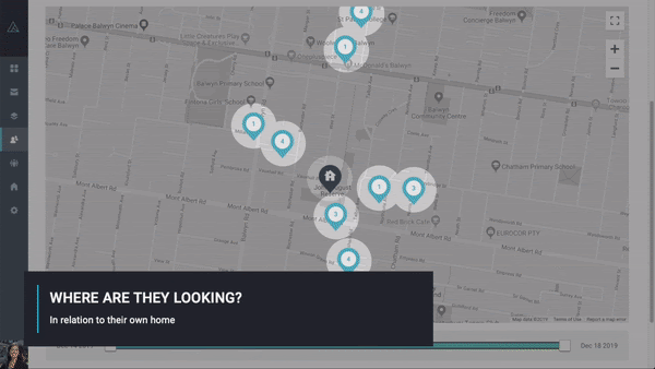 With detailed contact profiles, you can even see on a map where a contact has been interacting with properties.